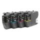 8. Brother LC-421XLVAL PagePack 4 szt. Oryginalny Wysoka (XL) wydajność Czarny, Cyjan, Purpurowy, Żółty