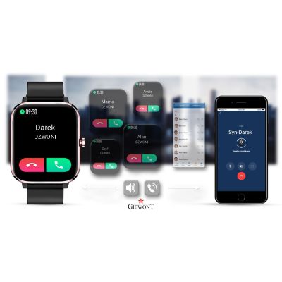14. Smartwatch Giewont Różowo-Czarny GW230-3