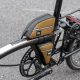 4. Torba trójkątna Rockbros na ramę rowerową 0,3l - brązowa
