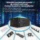 17. Extralink Szafa rack 4U 600x450 Czarna montowana na ścianie