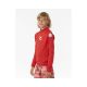 3. Lycra RIP CURL Brand Wave Upf L/S-Boy czerwony