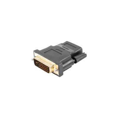 6. Adapter Lanberg AD-0010-BK (HDMI F - DVI-D (24+1) M; kolor czarny)