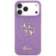3. Etui Guess Fixed Glitter Big 4G na iPhone 17 Pro Max - fioletowe