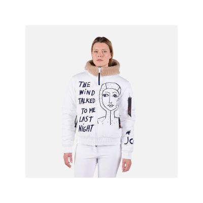 8. Kurtka Rossignol W Yety Fleecy Bomber Jkt biały