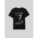 6. T-shirt regular z nadrukiem chłopięcy 4F 4FJRAW26TTSHM4345-20S