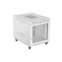 SZAFA INSTALACYJNA RACK STOJĄCA 19" 15U 800X1000 SZARA DRZWI PERFOROWANE LCD LANBERG (FLAT PACK)
