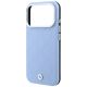 6. Etui BMW Sign Deboss Quilted Metal Logo MagSafe na iPhone 17 Pro / 18 Pro - niebieskie