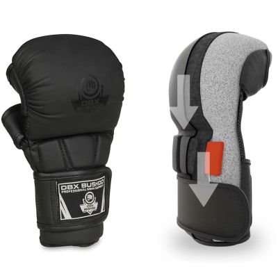 9. Rękawice MMAsparingowe dla kobiet S - Black Master - Valor Series | DBX Bushido