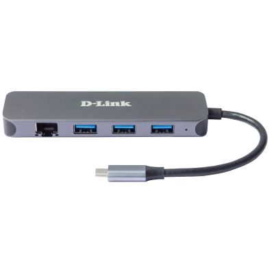 2. D-Link DUB-2334 stacja dokująca Przewodowa USB Type-C Szary
