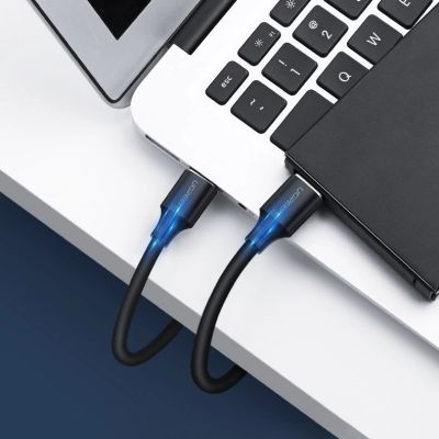 4. Ugreen kabel przewód USB 2.0 (męski) - USB 2.0 (męski) 1 m czarny (US128 10309)