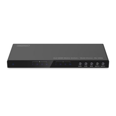 10. Digitus Przełącznik matrycowy HDMI 4x2 / Multi Viewer, 4K / 30 Hz