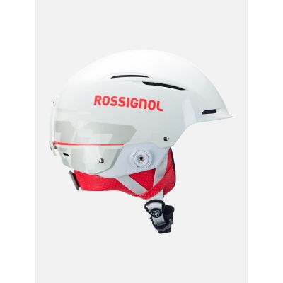 2. Kask narciarski ROSSIGNOL HERO Slalom Impacts white z gardą