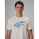 4. T-shirt regular z nadrukiem męski 4F 4FRSS26TTSHM4295-11S