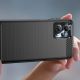 5. Carbon Case etui Motorola Moto G13 elastyczny silikonowy karbonowy pokrowiec czarne