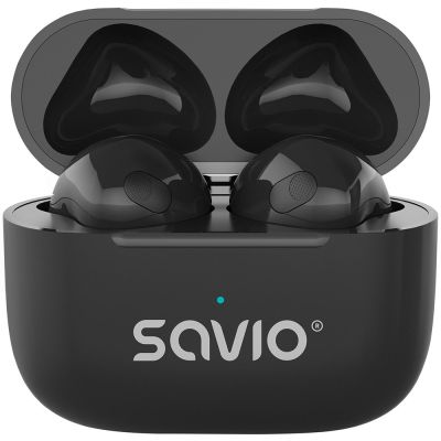 2. SAVIO SŁUCHAWKI BEZPRZEWODOWE BLUETOOTH TWS-02 PRO