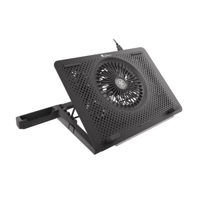6. Podstawka chłodząca pod laptopa Genesis Oxid 450 RGB 15.6" z wentylatorem, podświetlenie, 2 USB