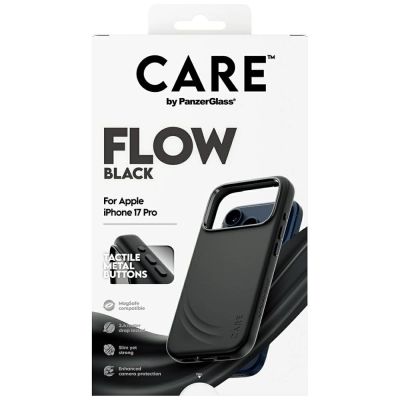 5. Etui CARE by PanzerGlass Feature FLOW MagSafe na iPhone 17 Pro - czarne