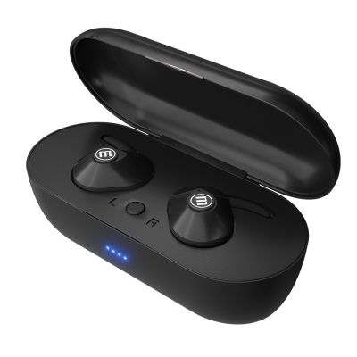 2. MAXELL MINI DUO Słuchawki bezprzewodowe bluetooth TWS EARBUDS czarne