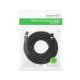 16. Ugreen kabel przewód internetowy sieciowy Ethernet patchcord RJ45 Cat 7 STP LAN 10Gbps 2m czarny (11269)