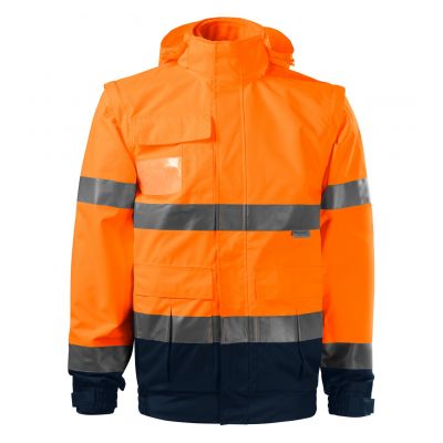 6. Kurtka Rimeck HV Guard 4 in 1 M MLI-5V298 fluorescencyjny pomarańczowy