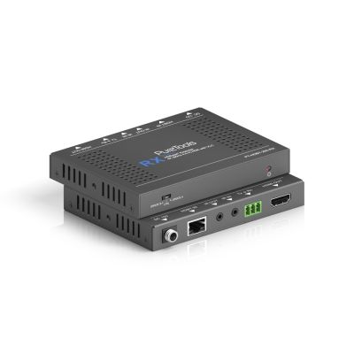 4. PureTools PT-HDBT-200 przedłużacz AV Nadajnik i odbiornik AV Czarny