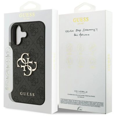 8. Etui Guess 4G Big Logo do iPhone 17 - czarne
