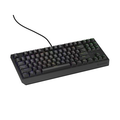 11. Klawiatura GENESIS Thor 230 TKL Gaming USB + RF Wireless + Bluetooth QWERTY Czarny