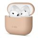Etui Tech-Protect Silicone na Apple AirPods 4 - beżowe