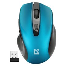 DEFENDER MYSZ BEZPRZEWODOWA PRIME MB-053 RF SILENT CLICK TURKUSOWA 52054