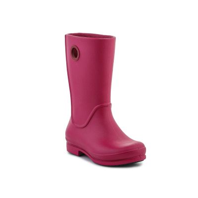 Crocs Wellie Rain Boot Girl 50004-00209 Pomegranate
