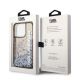 7. Etui Karl Lagerfeld Liquid Glitter Elong na iPhone 14 Pro - czarne