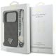 8. Etui Guess 4G Strap Triangle Logo MagSafe na iPhone 17 Pro - czarne
