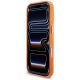 5. Etui Guess IML Script Metal MagSafe na iPhone 17 Pro Max - pomarańczowe