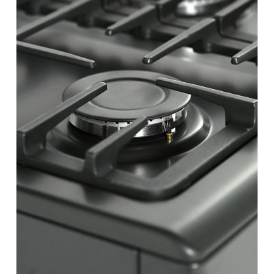 12. Kuchnia gazowo elektryczna Ravanson KWGE-K90A Cheff Modern Black (czarny)