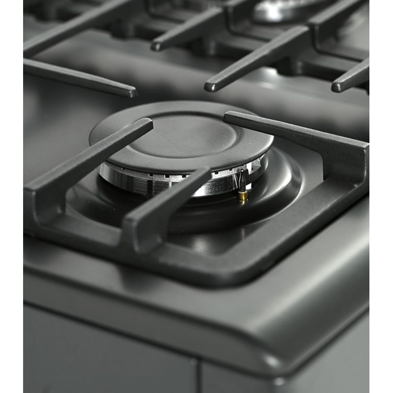 12. Kuchnia gazowo elektryczna Ravanson KWGE-K90A Cheff Modern Black (czarny)