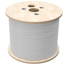 Q-LANTEC Kabel U/UTP kat.6, sieciowy, skrętka, LSOH, B2ca 4PR, 1Gb/s (10Gb/s do 55m), szary, 500m (KIU6LSOH500BQ)