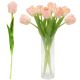TULIPAN RÓŻOWY 38CM JAK ŻYWY DEKORACJA WIOSENNA