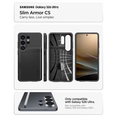 6. Etui Spigen Slim Armor CS na Samsung Galaxy S26 Ultra - czarne