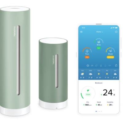2. Netatmo NWS-M-EC cyfrowa stacja meteorologiczna Miętowy AC/Bateria Wi-Fi