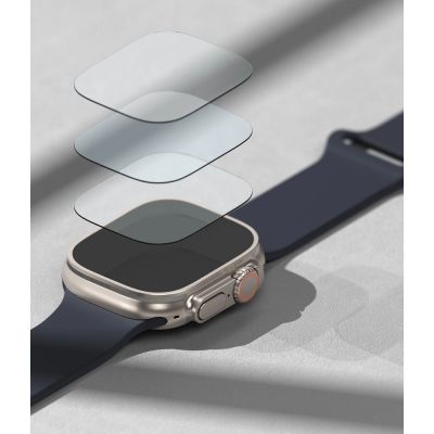 7. Szkło hartowane Ringke ID FC Glass 4-pack na Apple Watch Ultra 1 / 2 (49 mm)