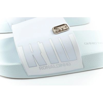 5. Rider buty klapki męskie sportowe R10 Slide wygodne błękitne laczki