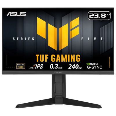 6. ASUS TUF Gaming VG249QML5A monitor komputerowy 60,5 cm (23.8") 1920 x 1080 px Full HD LCD Czarny