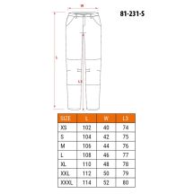 NEO tools 81-231-S spodnie ochronne