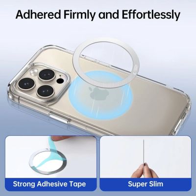 8. Pierścień Tech-Protect MMP-110 2w1 MagSafe - srebrny / srebrny