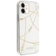 4. Etui Guess Gold Chain Collection na iPhone 12 mini - białe