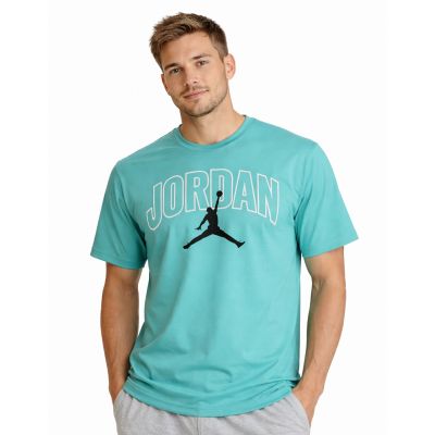 4. Koszulka męska Air Jordan Brooklyn Arch Logo T-shirt Washed Teal - IB7347-392