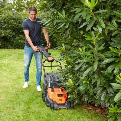6. Black & Decker BEMW481ES Kosiarka do trawnika typu push Prąd przemienny Pomarańczowy