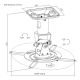 2. MACLEAN WIESZAK SUFITOWY DO PROJEKTORA, STALOWY, 180~310MM, DO 15 KG MC-208 B