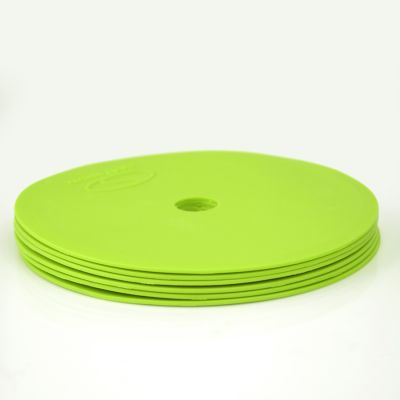 4. Płaskie znaczniki pola - okrągłe 15 cm - 12x zielony SMJ sport ZPO-G