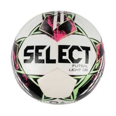2. Piłka nożna Select Hala Futsal Light DB v22 II gatunek biało-zielono-różowa 17647/370017